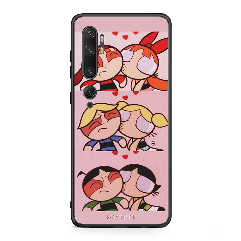Xiaomi Mi Note 10 / 10 Pro Puff Love Θήκη Αγίου Βαλεντίνου από τη Smartfits με σχέδιο στο πίσω μέρος και μαύρο περίβλημα | Smartphone case with colorful back and black bezels by Smartfits