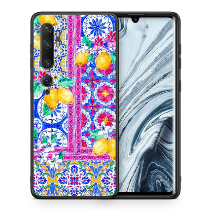 Θήκη Xiaomi Mi Note 10/10 Pro Retro Spring από τη Smartfits με σχέδιο στο πίσω μέρος και μαύρο περίβλημα | Xiaomi Mi Note 10/10 Pro Retro Spring case with colorful back and black bezels