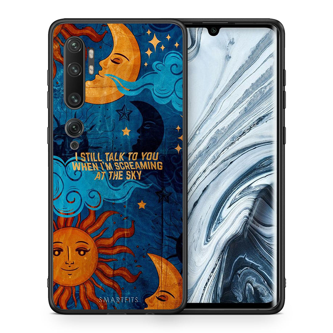 Θήκη Xiaomi Mi Note 10/10 Pro Screaming Sky από τη Smartfits με σχέδιο στο πίσω μέρος και μαύρο περίβλημα | Xiaomi Mi Note 10/10 Pro Screaming Sky case with colorful back and black bezels