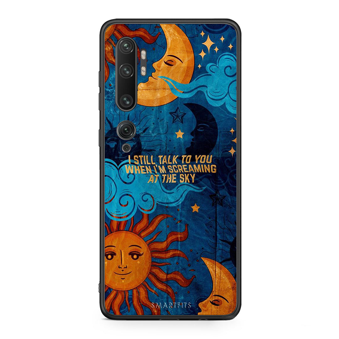 Xiaomi Mi Note 10/10 Pro Screaming Sky θήκη από τη Smartfits με σχέδιο στο πίσω μέρος και μαύρο περίβλημα | Smartphone case with colorful back and black bezels by Smartfits