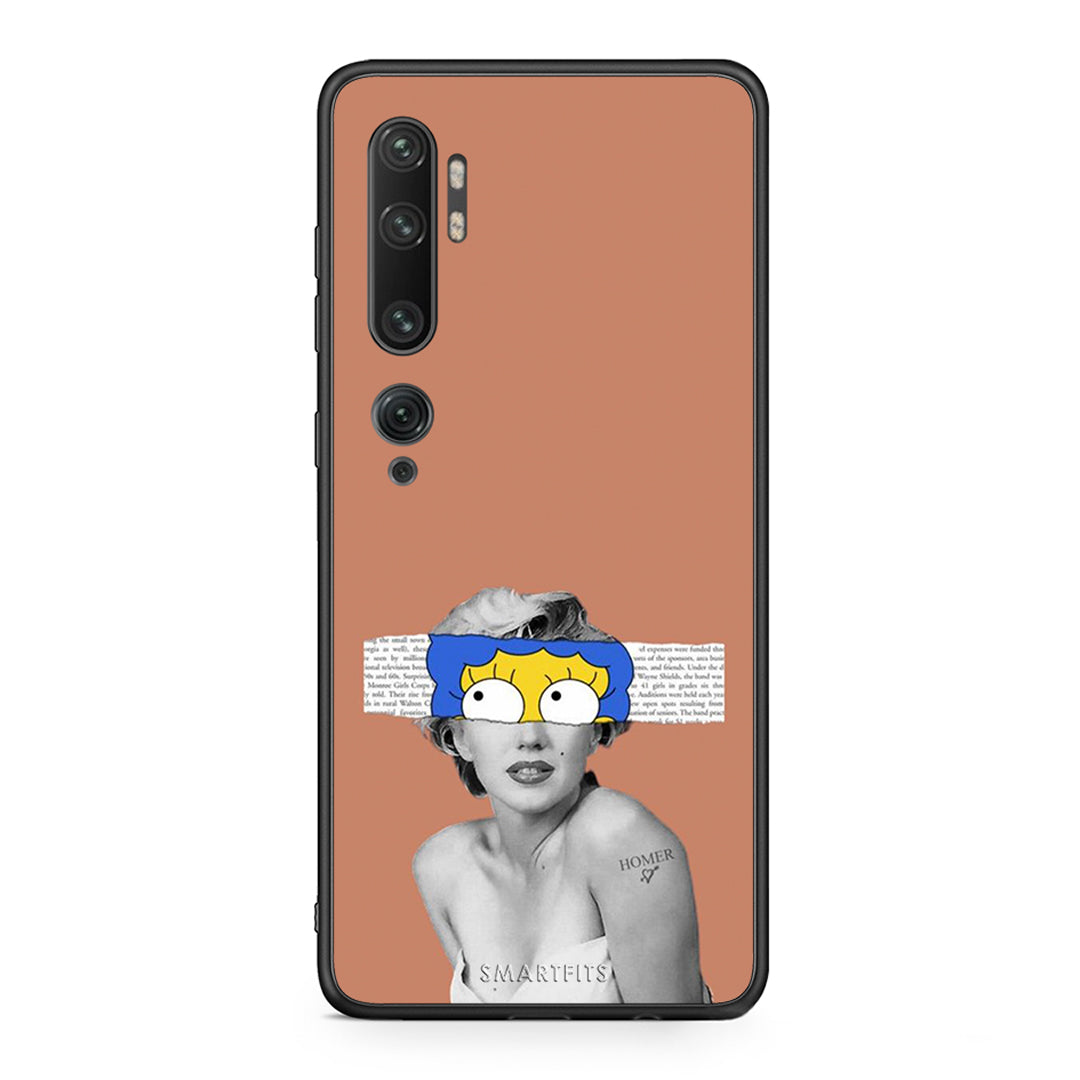 Xiaomi Mi Note 10/10 Pro Sim Merilyn θήκη από τη Smartfits με σχέδιο στο πίσω μέρος και μαύρο περίβλημα | Smartphone case with colorful back and black bezels by Smartfits