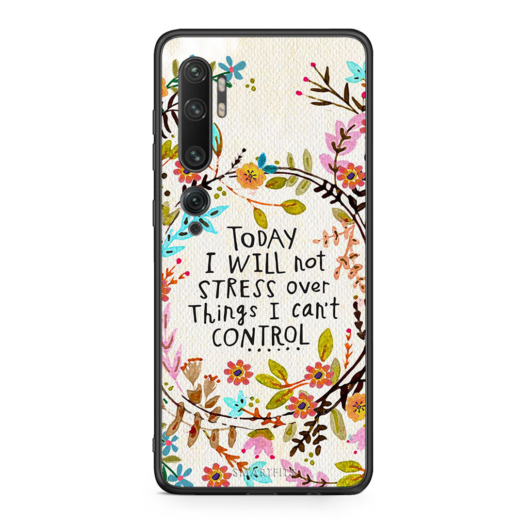 Xiaomi Mi Note 10/10 Pro Stress Over θήκη από τη Smartfits με σχέδιο στο πίσω μέρος και μαύρο περίβλημα | Smartphone case with colorful back and black bezels by Smartfits