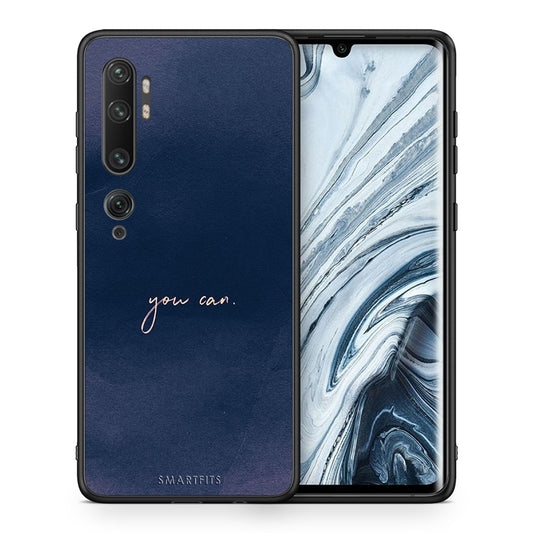 Θήκη Xiaomi Mi Note 10/10 Pro You Can από τη Smartfits με σχέδιο στο πίσω μέρος και μαύρο περίβλημα | Xiaomi Mi Note 10/10 Pro You Can case with colorful back and black bezels