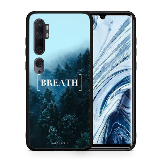 Θήκη Xiaomi Mi Note 10 Pro Breath Quote από τη Smartfits με σχέδιο στο πίσω μέρος και μαύρο περίβλημα | Xiaomi Mi Note 10 Pro Breath Quote case with colorful back and black bezels