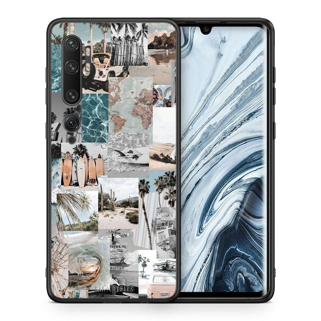 Θήκη Xiaomi Mi Note 10 / 10 Pro Retro Beach Life από τη Smartfits με σχέδιο στο πίσω μέρος και μαύρο περίβλημα | Xiaomi Mi Note 10 / 10 Pro Retro Beach Life case with colorful back and black bezels