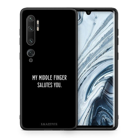 Θήκη Xiaomi Mi Note 10 Pro Salute από τη Smartfits με σχέδιο στο πίσω μέρος και μαύρο περίβλημα | Xiaomi Mi Note 10 Pro Salute case with colorful back and black bezels