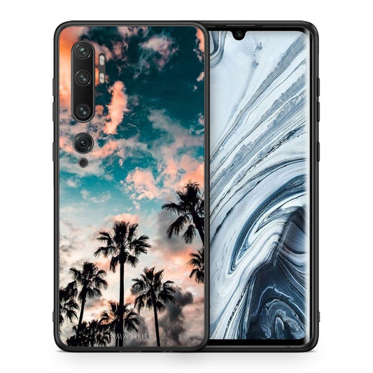 Θήκη Xiaomi Mi Note 10 Pro Sky Summer από τη Smartfits με σχέδιο στο πίσω μέρος και μαύρο περίβλημα | Xiaomi Mi Note 10 Pro Sky Summer case with colorful back and black bezels