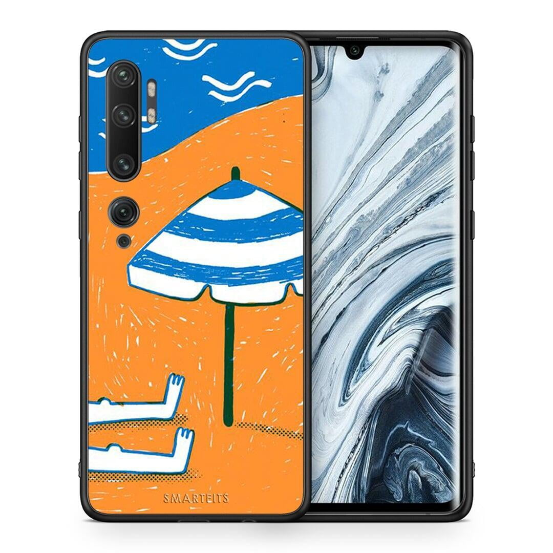 Θήκη Xiaomi Mi Note 10 / 10 Pro Summering από τη Smartfits με σχέδιο στο πίσω μέρος και μαύρο περίβλημα | Xiaomi Mi Note 10 / 10 Pro Summering case with colorful back and black bezels