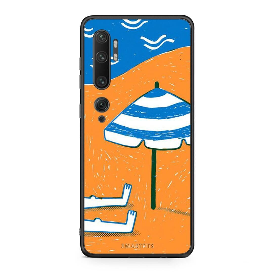 Xiaomi Mi Note 10 / 10 Pro Summering Θήκη από τη Smartfits με σχέδιο στο πίσω μέρος και μαύρο περίβλημα | Smartphone case with colorful back and black bezels by Smartfits