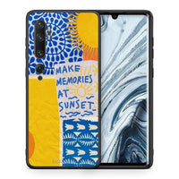 Thumbnail for Θήκη Xiaomi Mi Note 10 / 10 Pro Sunset Memories από τη Smartfits με σχέδιο στο πίσω μέρος και μαύρο περίβλημα | Xiaomi Mi Note 10 / 10 Pro Sunset Memories case with colorful back and black bezels