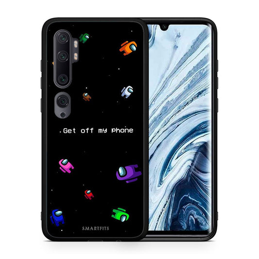 Θήκη Xiaomi Mi Note 10 Pro AFK Text από τη Smartfits με σχέδιο στο πίσω μέρος και μαύρο περίβλημα | Xiaomi Mi Note 10 Pro AFK Text case with colorful back and black bezels