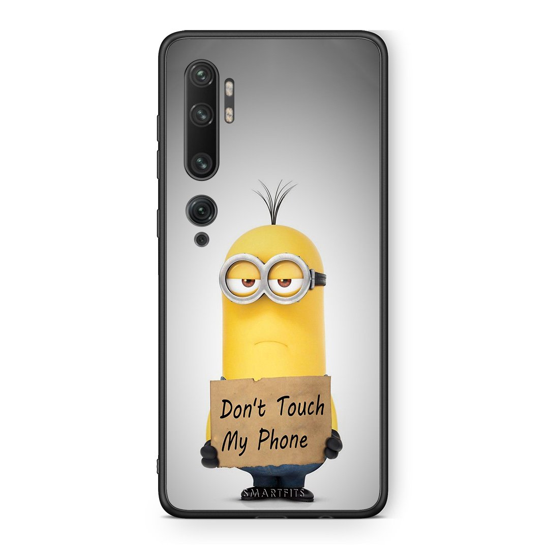 4 - Xiaomi Mi Note 10 Pro Minion Text case, cover, bumper