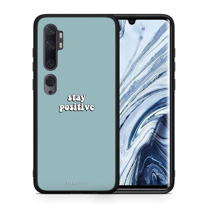 Θήκη Xiaomi Mi Note 10 Pro Positive Text από τη Smartfits με σχέδιο στο πίσω μέρος και μαύρο περίβλημα | Xiaomi Mi Note 10 Pro Positive Text case with colorful back and black bezels