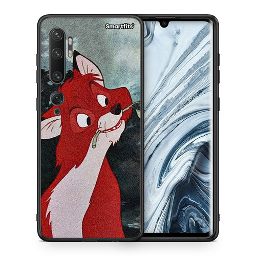 Θήκη Xiaomi Mi Note 10 Pro Tod And Vixey Love 1 από τη Smartfits με σχέδιο στο πίσω μέρος και μαύρο περίβλημα | Xiaomi Mi Note 10 Pro Tod And Vixey Love 1 case with colorful back and black bezels