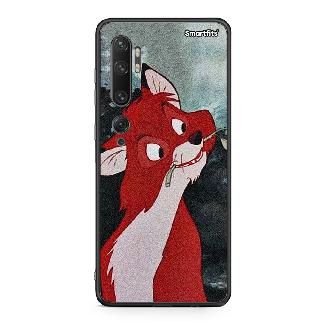 Xiaomi Mi Note 10 Pro Tod And Vixey Love 1 θήκη από τη Smartfits με σχέδιο στο πίσω μέρος και μαύρο περίβλημα | Smartphone case with colorful back and black bezels by Smartfits