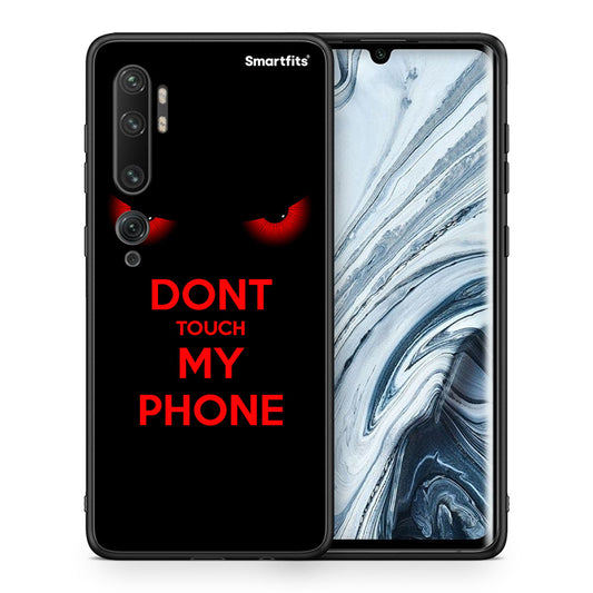 Θήκη Xiaomi Mi Note 10 / 10 Pro Touch My Phone από τη Smartfits με σχέδιο στο πίσω μέρος και μαύρο περίβλημα | Xiaomi Mi Note 10 / 10 Pro Touch My Phone case with colorful back and black bezels