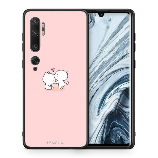Θήκη Xiaomi Mi Note 10 Pro Love Valentine από τη Smartfits με σχέδιο στο πίσω μέρος και μαύρο περίβλημα | Xiaomi Mi Note 10 Pro Love Valentine case with colorful back and black bezels