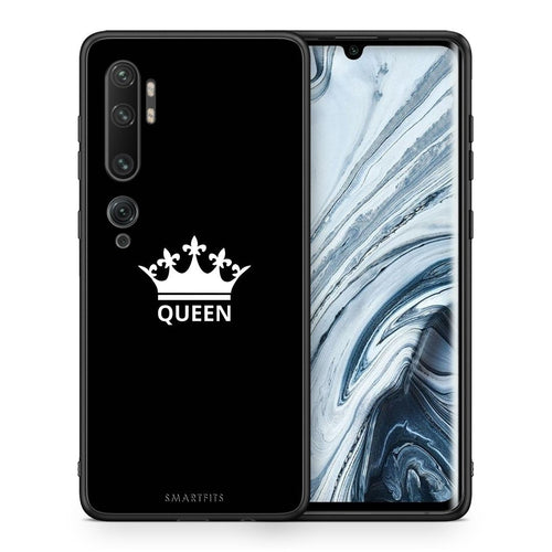 Θήκη Xiaomi Mi Note 10 Pro Queen Valentine από τη Smartfits με σχέδιο στο πίσω μέρος και μαύρο περίβλημα | Xiaomi Mi Note 10 Pro Queen Valentine case with colorful back and black bezels