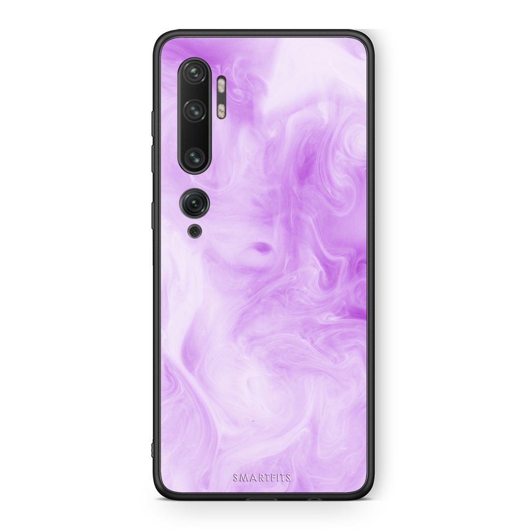 99 - Xiaomi Mi Note 10 Pro Watercolor Lavender case, cover, bumper