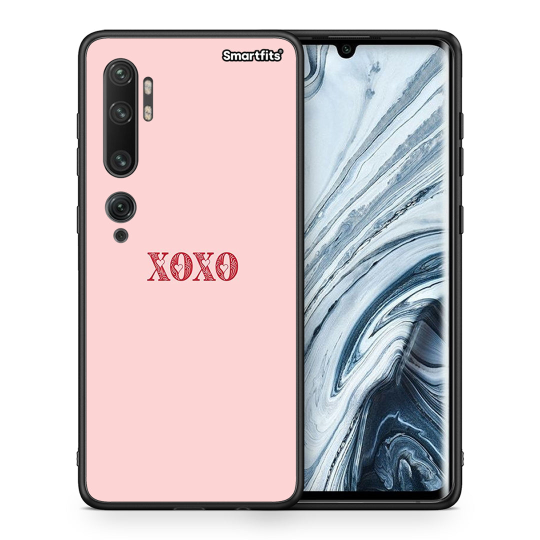 Θήκη Xiaomi Mi Note 10 Pro XOXO Love από τη Smartfits με σχέδιο στο πίσω μέρος και μαύρο περίβλημα | Xiaomi Mi Note 10 Pro XOXO Love case with colorful back and black bezels
