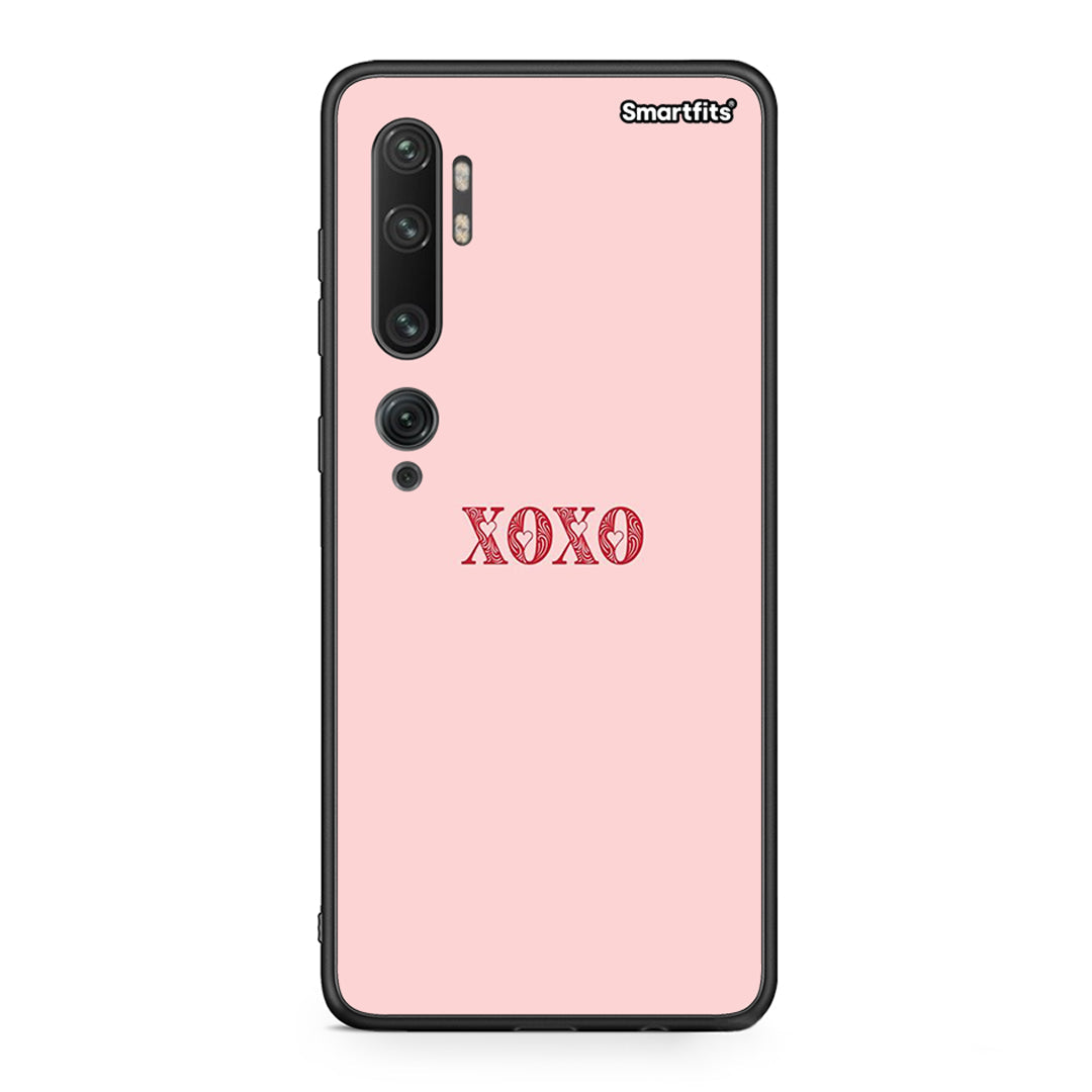 Xiaomi Mi Note 10 Pro XOXO Love θήκη από τη Smartfits με σχέδιο στο πίσω μέρος και μαύρο περίβλημα | Smartphone case with colorful back and black bezels by Smartfits