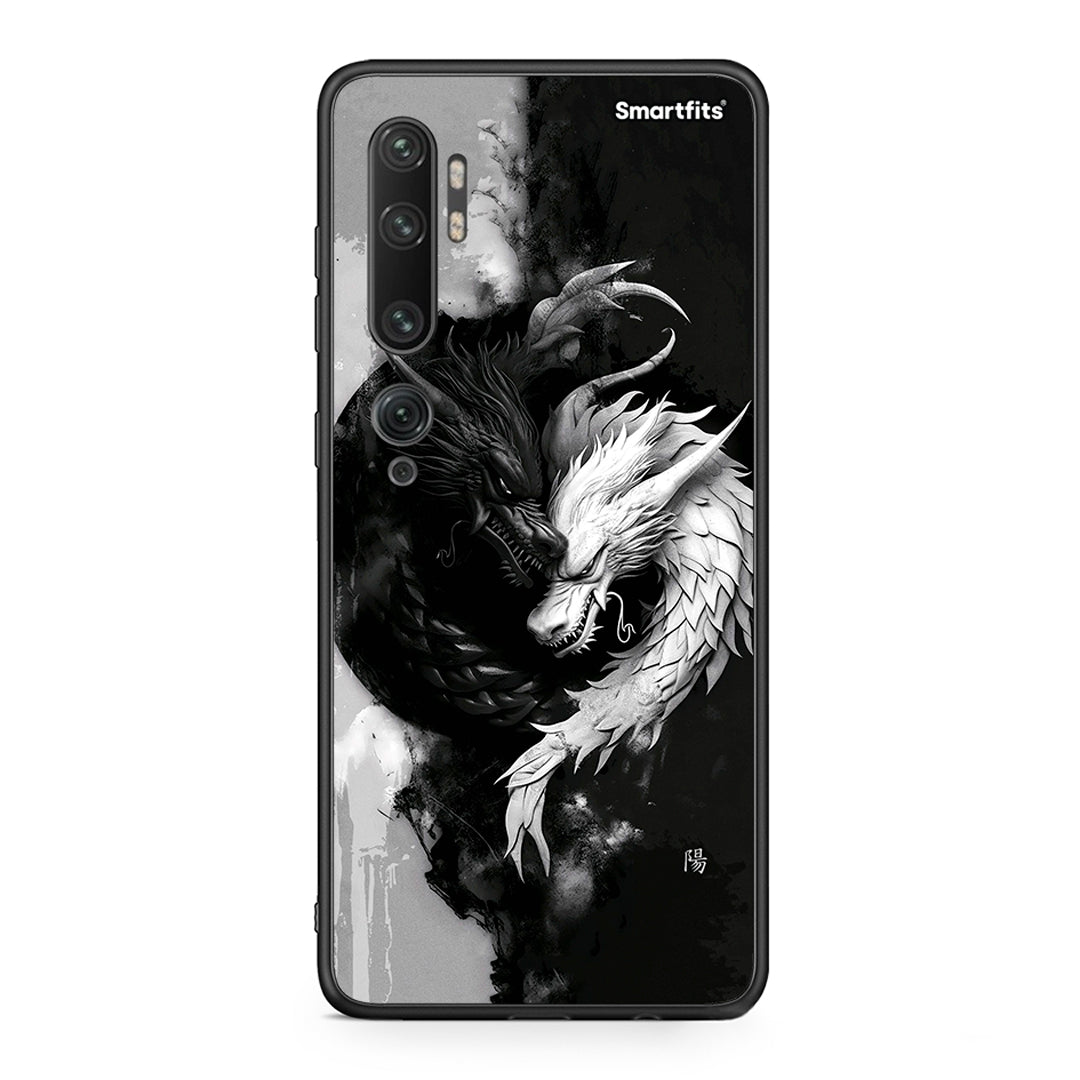 Xiaomi Mi Note 10 / 10 Pro Yin Yang Θήκη από τη Smartfits με σχέδιο στο πίσω μέρος και μαύρο περίβλημα | Smartphone case with colorful back and black bezels by Smartfits