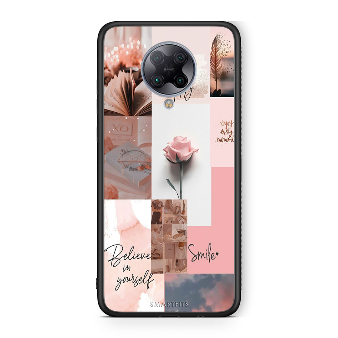Xiaomi Poco F2 Pro Aesthetic Collage θήκη από τη Smartfits με σχέδιο στο πίσω μέρος και μαύρο περίβλημα | Smartphone case with colorful back and black bezels by Smartfits