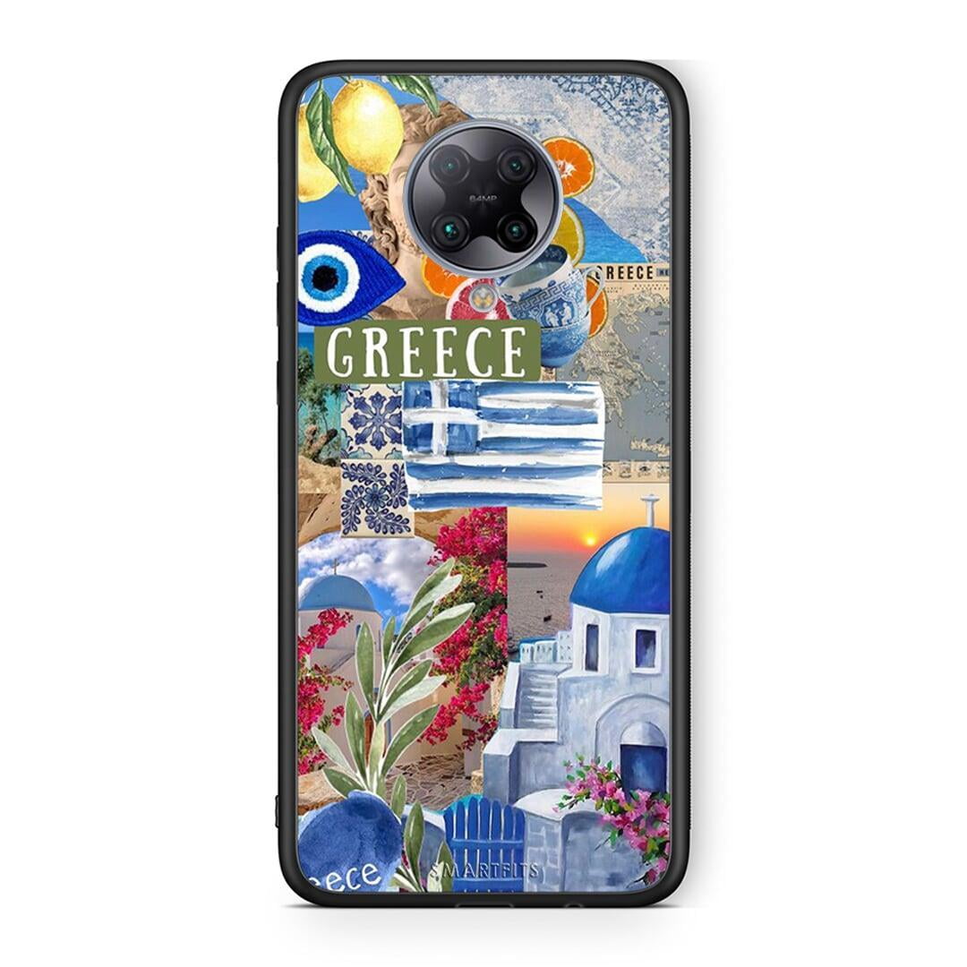 Xiaomi Poco F2 Pro All Greek Θήκη από τη Smartfits με σχέδιο στο πίσω μέρος και μαύρο περίβλημα | Smartphone case with colorful back and black bezels by Smartfits