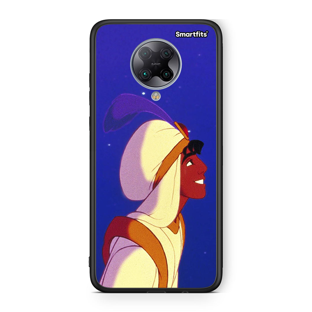 Xiaomi Poco F2 Pro Alladin And Jasmine Love 1 θήκη από τη Smartfits με σχέδιο στο πίσω μέρος και μαύρο περίβλημα | Smartphone case with colorful back and black bezels by Smartfits