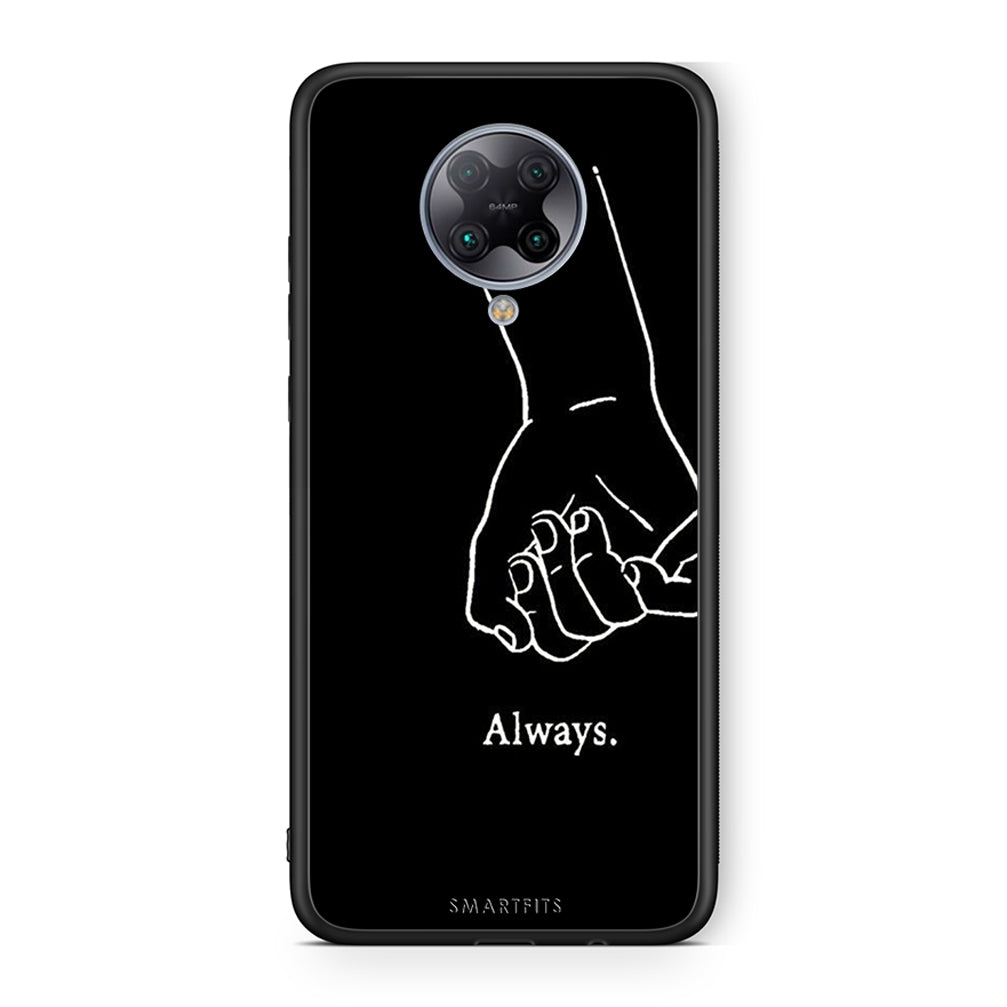 Xiaomi Poco F2 Pro Always & Forever 1 Θήκη Αγίου Βαλεντίνου από τη Smartfits με σχέδιο στο πίσω μέρος και μαύρο περίβλημα | Smartphone case with colorful back and black bezels by Smartfits