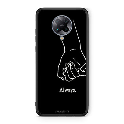 Xiaomi Poco F2 Pro Always & Forever 1 Θήκη Αγίου Βαλεντίνου από τη Smartfits με σχέδιο στο πίσω μέρος και μαύρο περίβλημα | Smartphone case with colorful back and black bezels by Smartfits