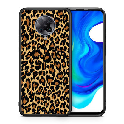 Θήκη Xiaomi Poco F2 Pro Leopard Animal από τη Smartfits με σχέδιο στο πίσω μέρος και μαύρο περίβλημα | Xiaomi Poco F2 Pro Leopard Animal case with colorful back and black bezels