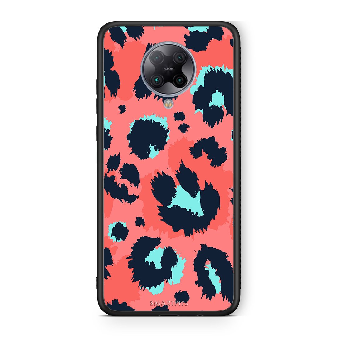 22 - Xiaomi Poco F2 Pro  Pink Leopard Animal case, cover, bumper