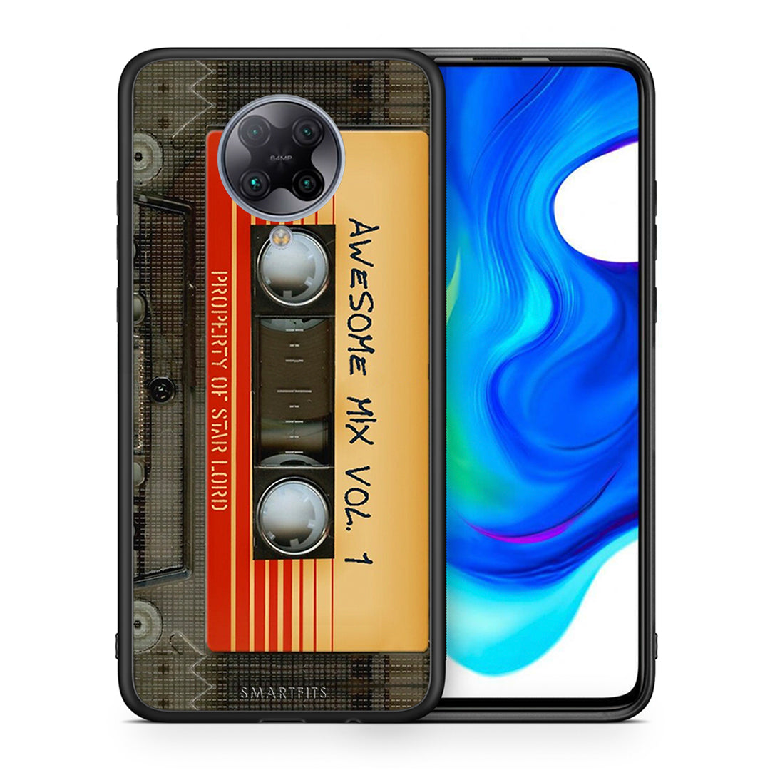 Θήκη Xiaomi Poco F2 Pro Awesome Mix από τη Smartfits με σχέδιο στο πίσω μέρος και μαύρο περίβλημα | Xiaomi Poco F2 Pro Awesome Mix case with colorful back and black bezels