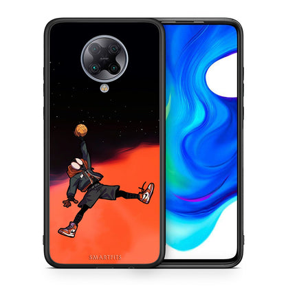 Θήκη Xiaomi Poco F2 Pro Basketball Hero από τη Smartfits με σχέδιο στο πίσω μέρος και μαύρο περίβλημα | Xiaomi Poco F2 Pro Basketball Hero case with colorful back and black bezels