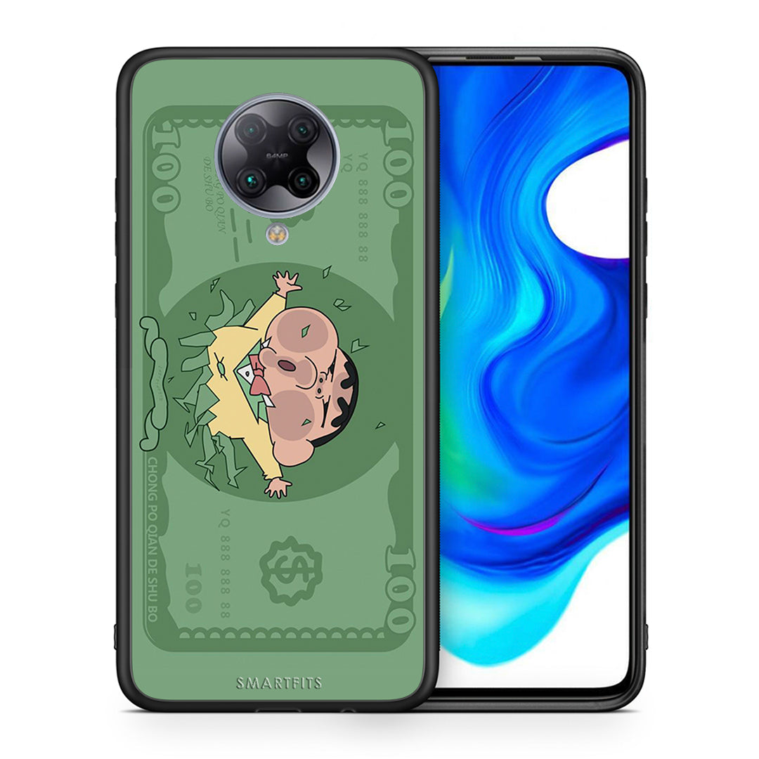 Θήκη Αγίου Βαλεντίνου Xiaomi Poco F2 Pro Big Money από τη Smartfits με σχέδιο στο πίσω μέρος και μαύρο περίβλημα | Xiaomi Poco F2 Pro Big Money case with colorful back and black bezels