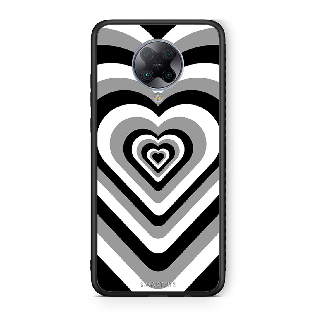 Xiaomi Poco F2 Pro Black Hearts θήκη από τη Smartfits με σχέδιο στο πίσω μέρος και μαύρο περίβλημα | Smartphone case with colorful back and black bezels by Smartfits