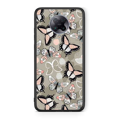 135 - Xiaomi Poco F2 Pro  Butterflies Boho case, cover, bumper