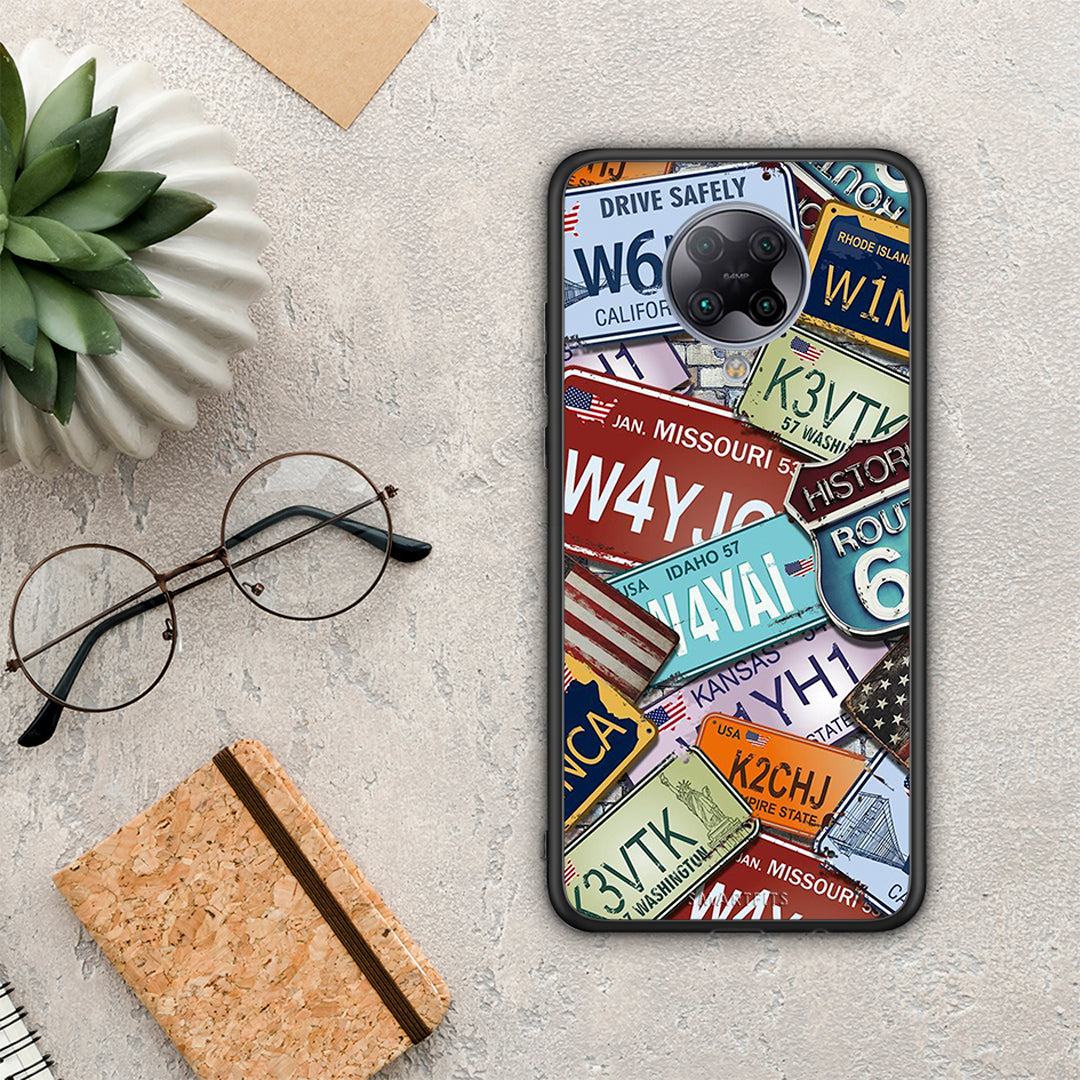 Car Plates - Xiaomi Poco F2 Pro θήκη