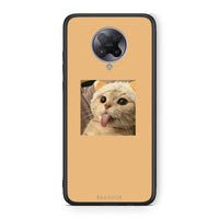 Thumbnail for Xiaomi Poco F2 Pro Cat Tongue θήκη από τη Smartfits με σχέδιο στο πίσω μέρος και μαύρο περίβλημα | Smartphone case with colorful back and black bezels by Smartfits
