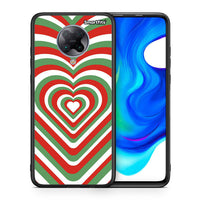 Thumbnail for Θήκη Xiaomi Poco F2 Pro Christmas Hearts από τη Smartfits με σχέδιο στο πίσω μέρος και μαύρο περίβλημα | Xiaomi Poco F2 Pro Christmas Hearts case with colorful back and black bezels