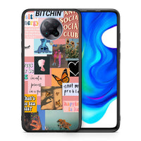 Thumbnail for Θήκη Αγίου Βαλεντίνου Xiaomi Poco F2 Pro Collage Bitchin από τη Smartfits με σχέδιο στο πίσω μέρος και μαύρο περίβλημα | Xiaomi Poco F2 Pro Collage Bitchin case with colorful back and black bezels