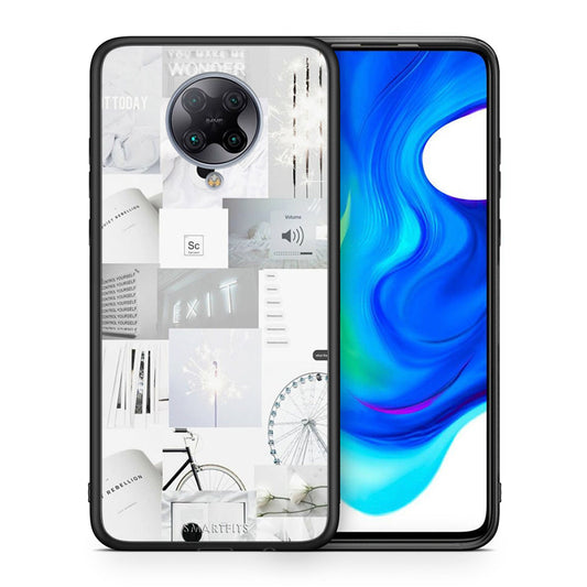 Θήκη Αγίου Βαλεντίνου Xiaomi Poco F2 Pro Collage Make Me Wonder από τη Smartfits με σχέδιο στο πίσω μέρος και μαύρο περίβλημα | Xiaomi Poco F2 Pro Collage Make Me Wonder case with colorful back and black bezels