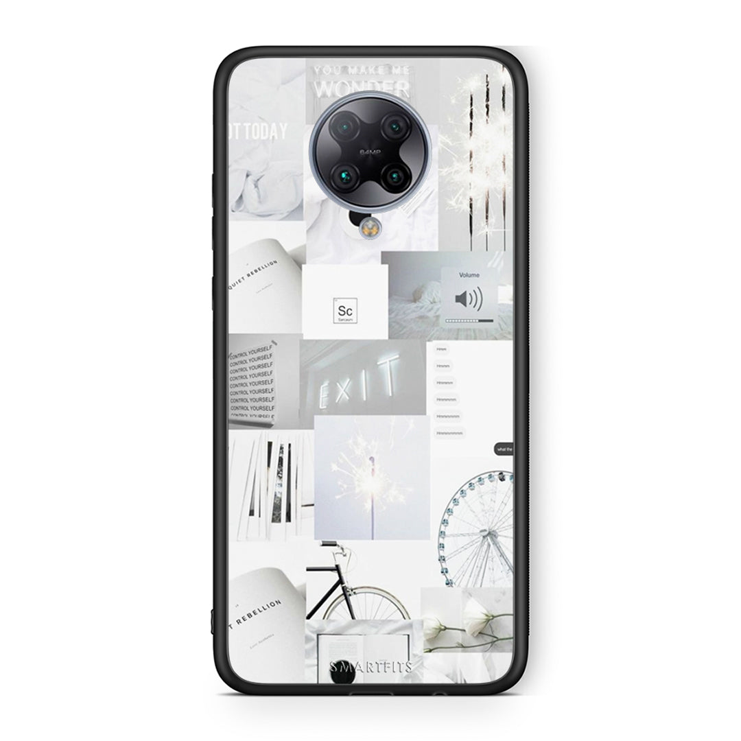 Xiaomi Poco F2 Pro Collage Make Me Wonder Θήκη Αγίου Βαλεντίνου από τη Smartfits με σχέδιο στο πίσω μέρος και μαύρο περίβλημα | Smartphone case with colorful back and black bezels by Smartfits