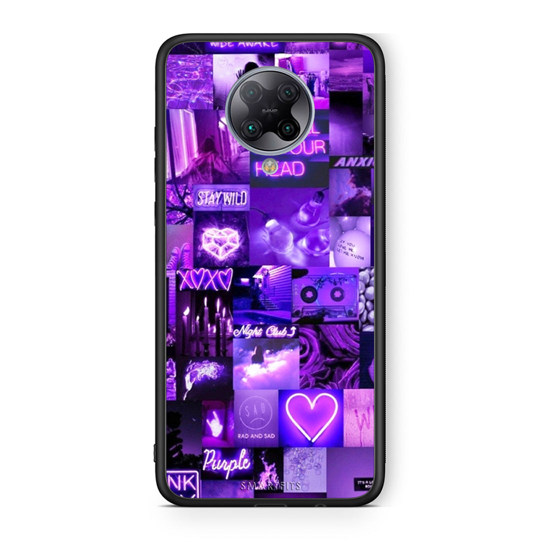 Xiaomi Poco F2 Pro Collage Stay Wild Θήκη Αγίου Βαλεντίνου από τη Smartfits με σχέδιο στο πίσω μέρος και μαύρο περίβλημα | Smartphone case with colorful back and black bezels by Smartfits