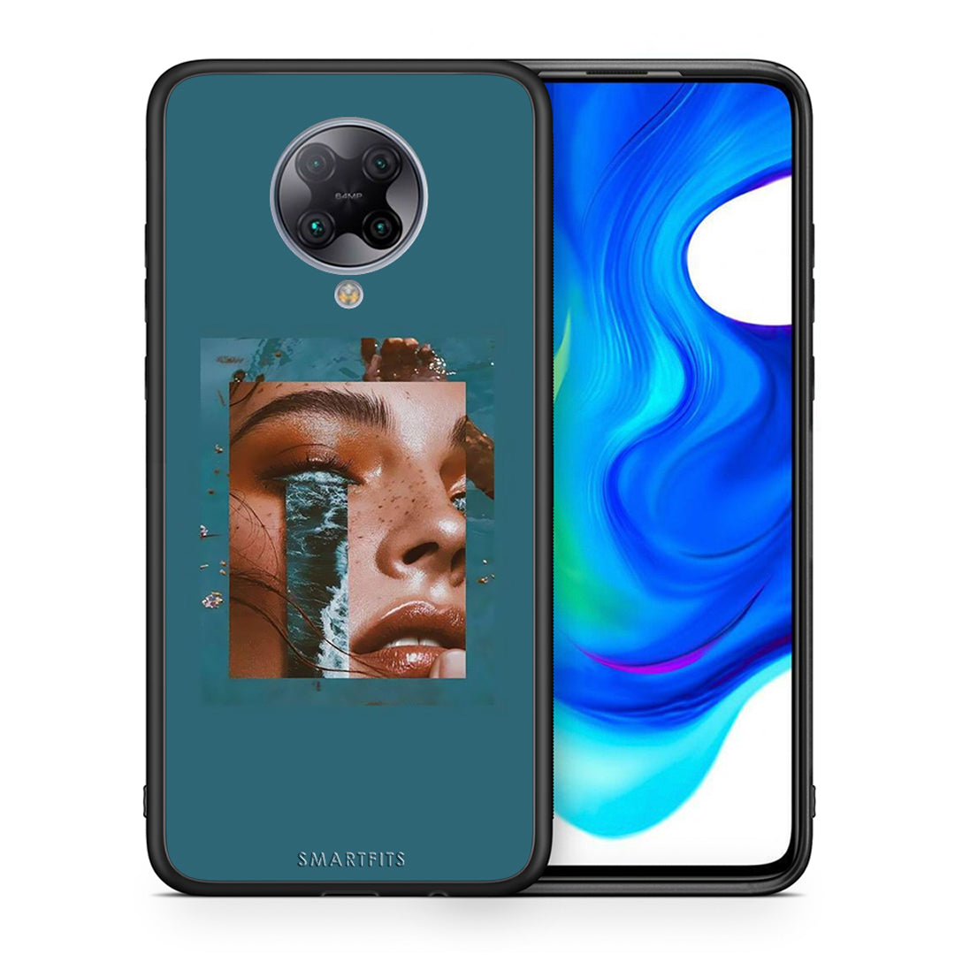 Θήκη Xiaomi Poco F2 Pro Cry An Ocean από τη Smartfits με σχέδιο στο πίσω μέρος και μαύρο περίβλημα | Xiaomi Poco F2 Pro Cry An Ocean case with colorful back and black bezels