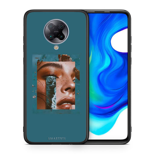 Θήκη Xiaomi Poco F2 Pro Cry An Ocean από τη Smartfits με σχέδιο στο πίσω μέρος και μαύρο περίβλημα | Xiaomi Poco F2 Pro Cry An Ocean case with colorful back and black bezels