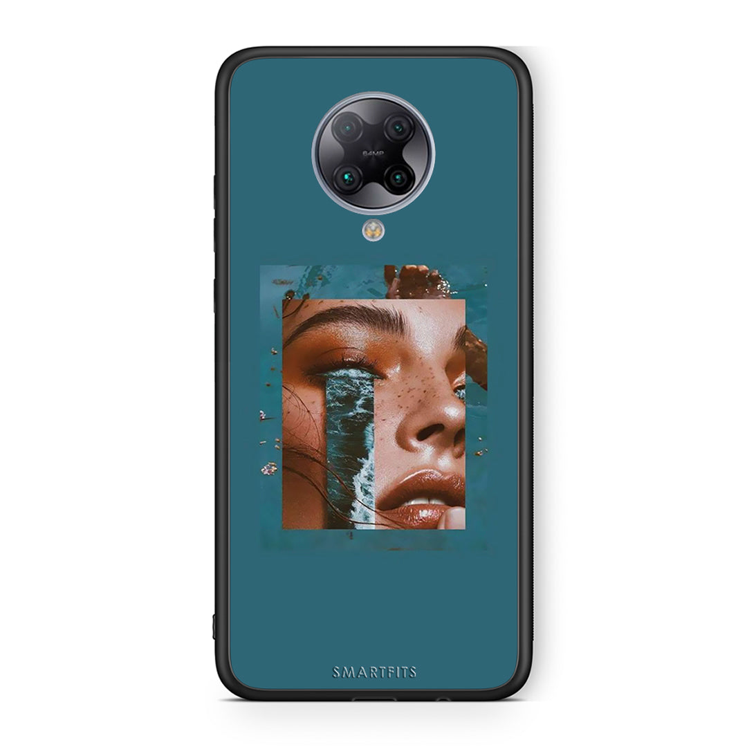 Xiaomi Poco F2 Pro Cry An Ocean θήκη από τη Smartfits με σχέδιο στο πίσω μέρος και μαύρο περίβλημα | Smartphone case with colorful back and black bezels by Smartfits