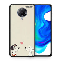 Thumbnail for Θήκη Xiaomi Poco F2 Pro Dalmatians Love από τη Smartfits με σχέδιο στο πίσω μέρος και μαύρο περίβλημα | Xiaomi Poco F2 Pro Dalmatians Love case with colorful back and black bezels