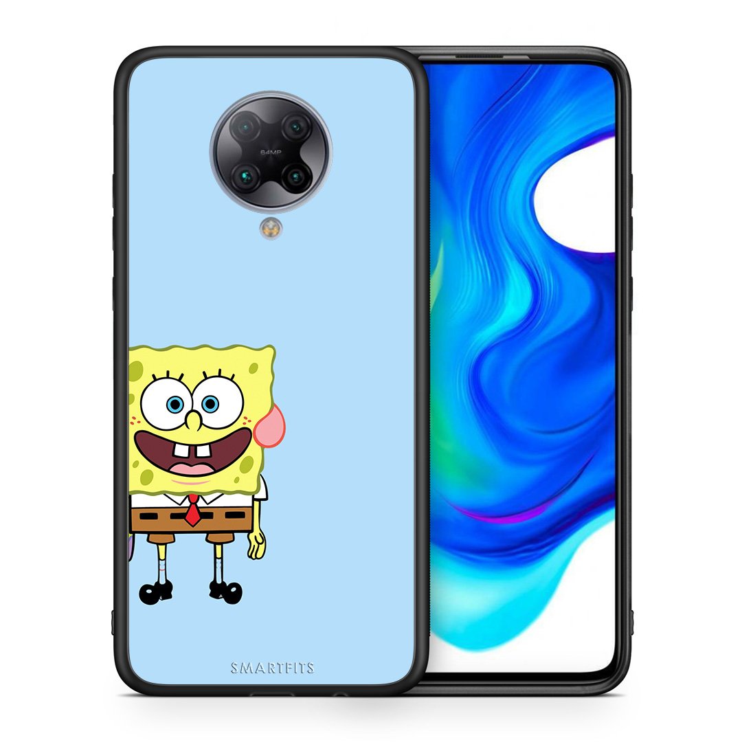 Θήκη Xiaomi Poco F2 Pro Friends Bob από τη Smartfits με σχέδιο στο πίσω μέρος και μαύρο περίβλημα | Xiaomi Poco F2 Pro Friends Bob case with colorful back and black bezels